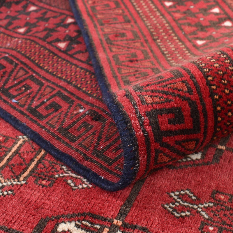 Tappeto Turkaman - 182 x 113 cm - rosso