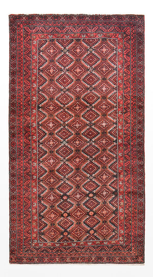 Tappeto corsia Tappeto Belutsch - 180 x 93 cm - rosso