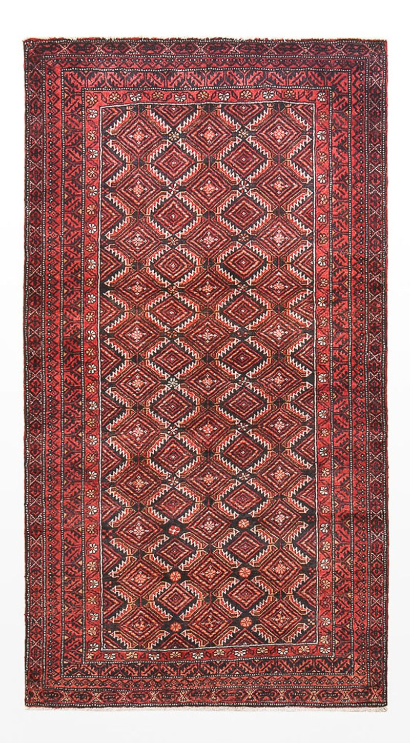 Tappeto corsia Tappeto Belutsch - 180 x 93 cm - rosso
