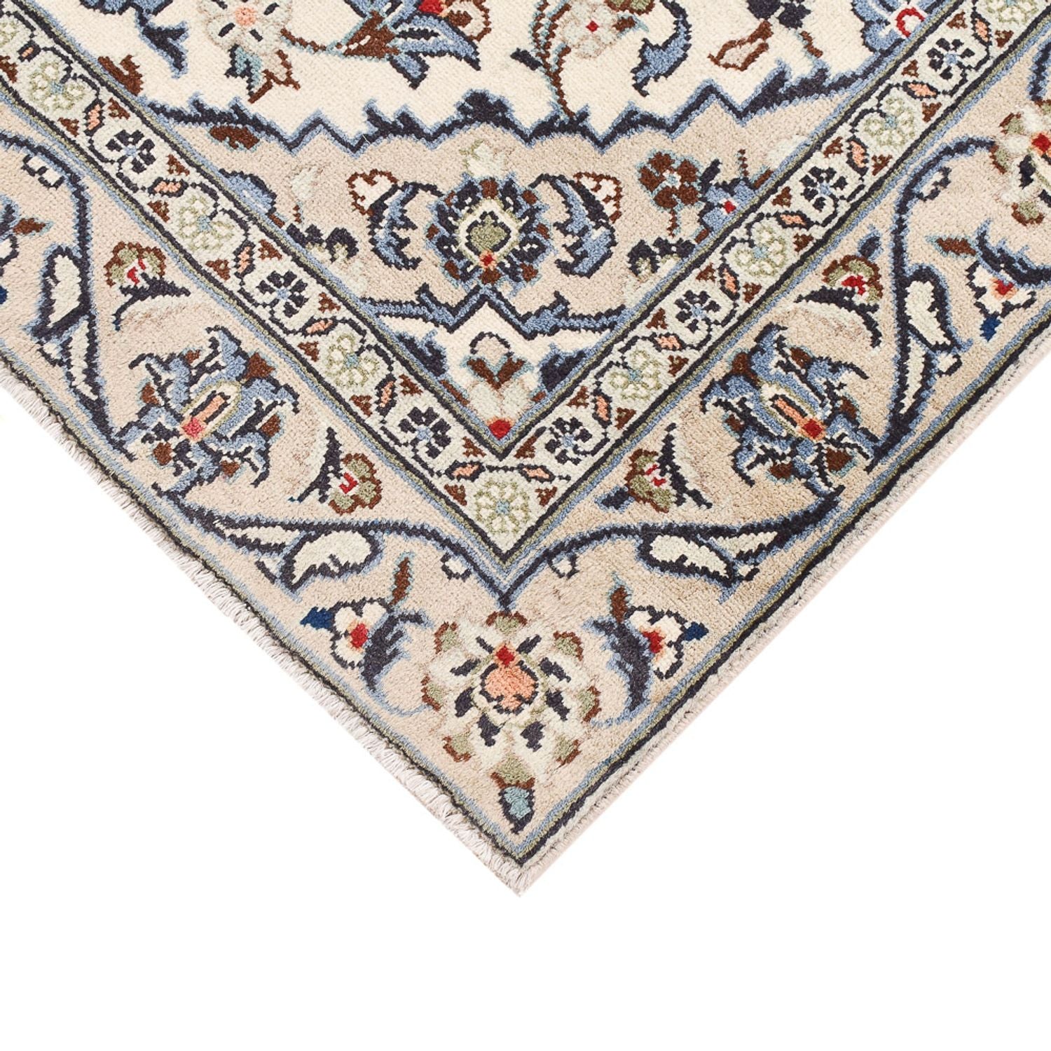 Tappeto Persero - Keshan - 140 x 92 cm - grigio chiaro