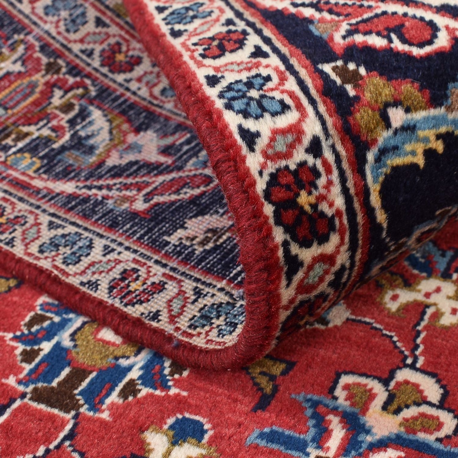 Tappeto Persero - Keshan - 144 x 96 cm - rosso