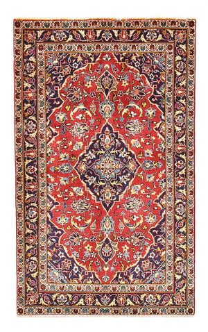 Tappeto Persero - Keshan - 161 x 97 cm - rosso