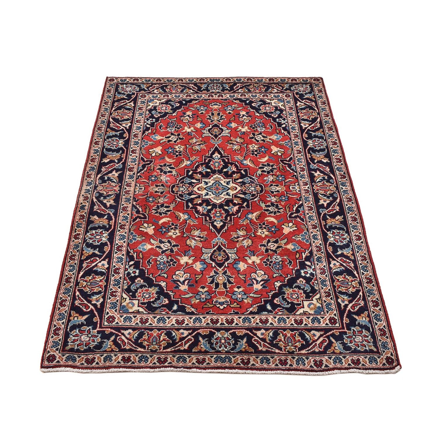 Tappeto Persero - Keshan - 150 x 98 cm - rosso