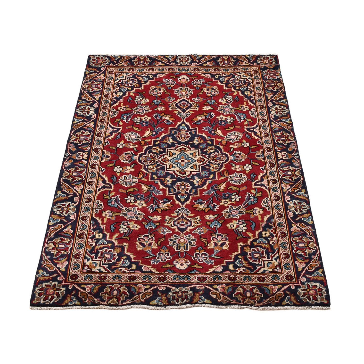 Tappeto Persero - Keshan - 142 x 88 cm - rosso