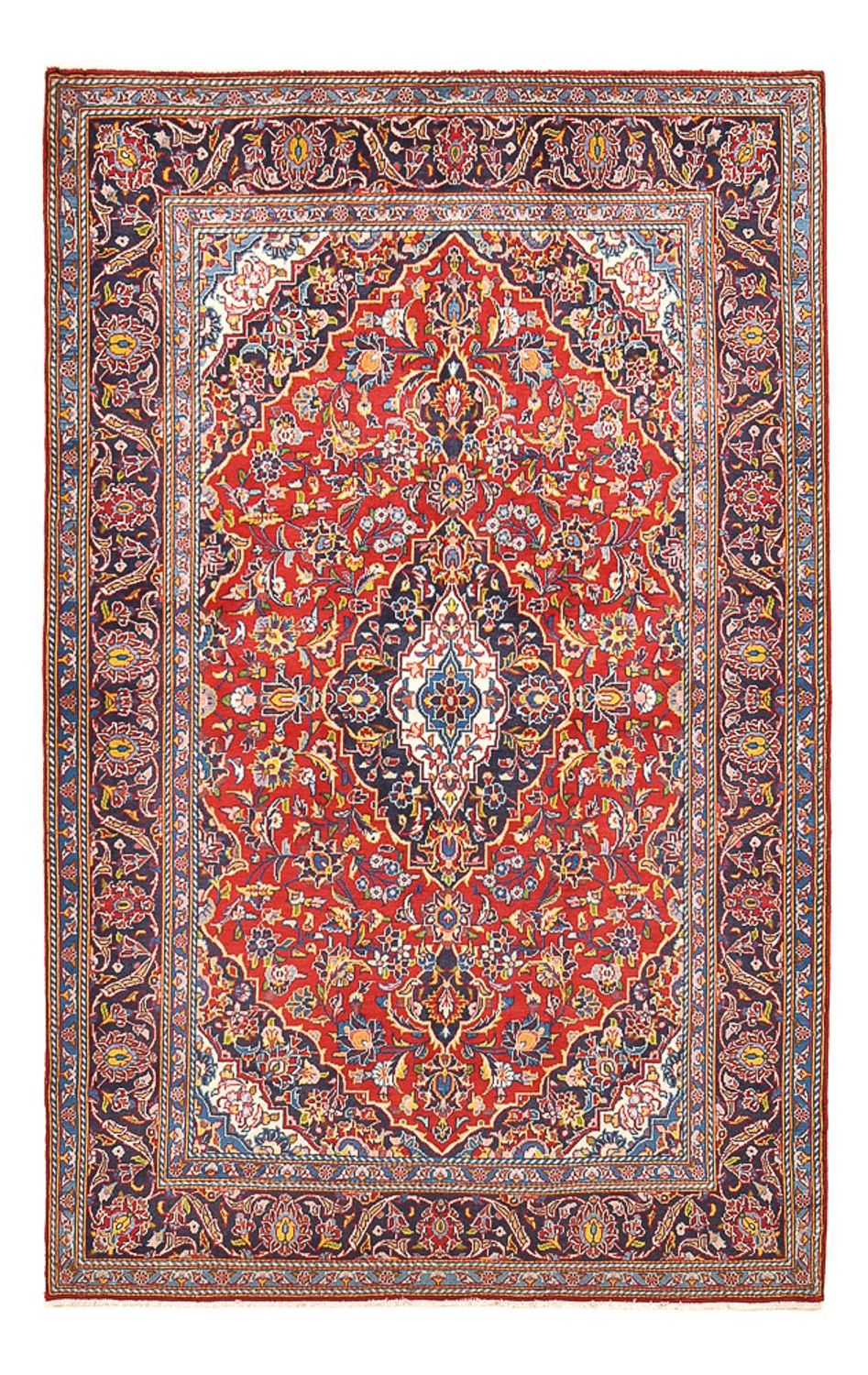 Tappeto Persero - Keshan - 230 x 142 cm - rosso