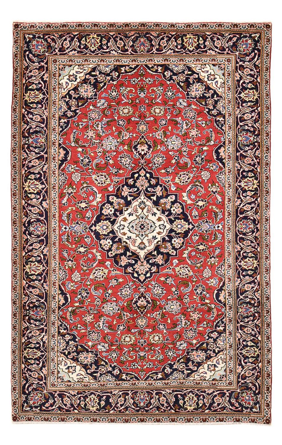 Tappeto Persero - Keshan - 248 x 150 cm - rosso