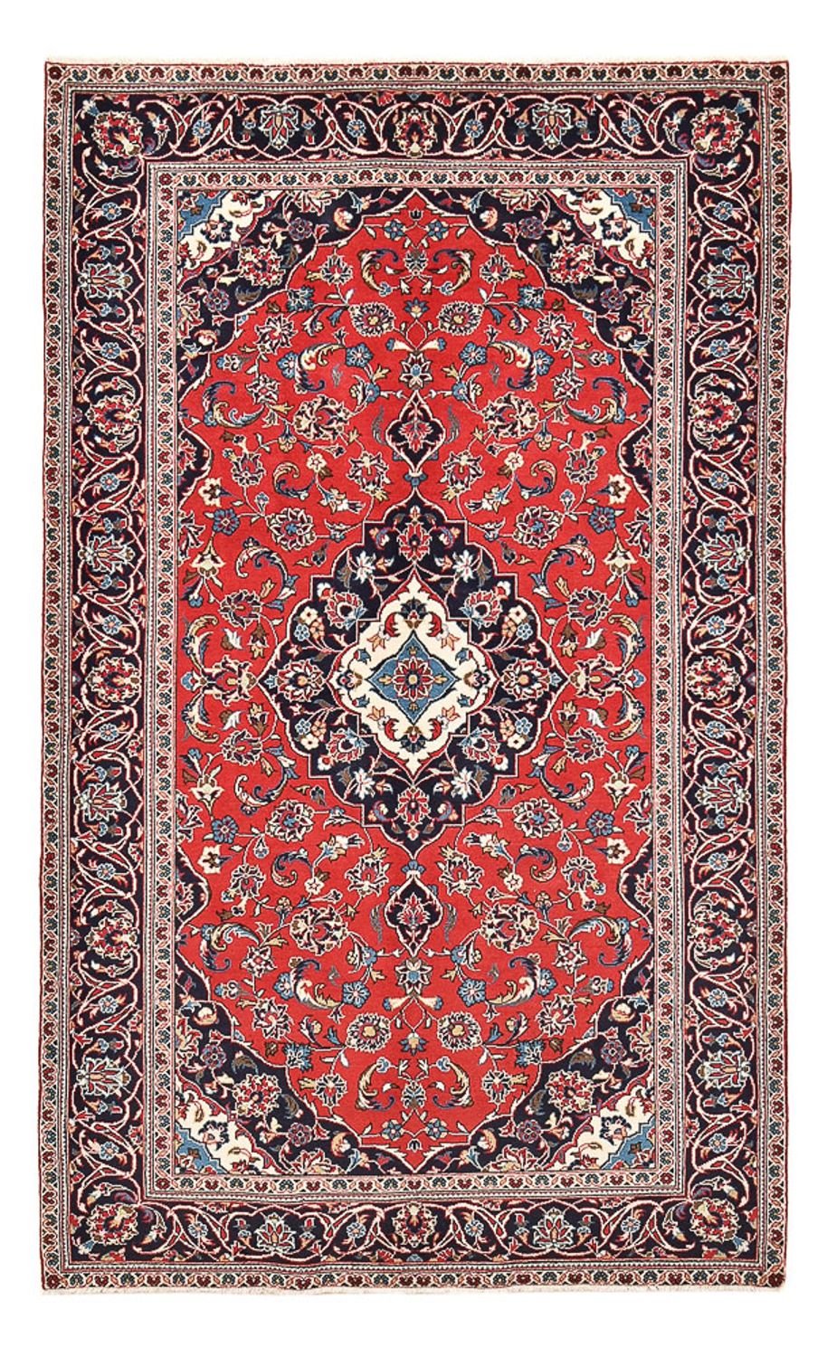 Tappeto Persero - Keshan - 253 x 144 cm - rosso