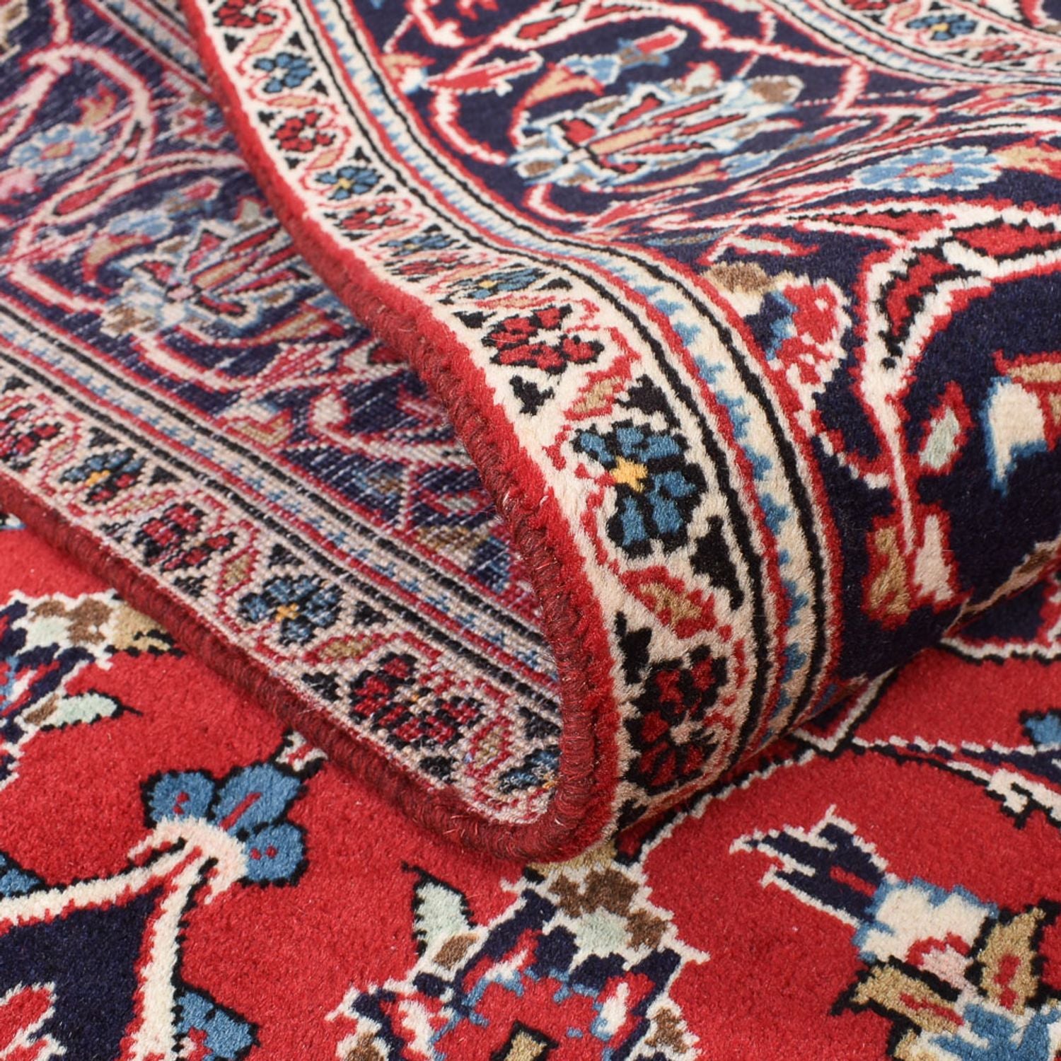 Tappeto Persero - Keshan - 253 x 144 cm - rosso
