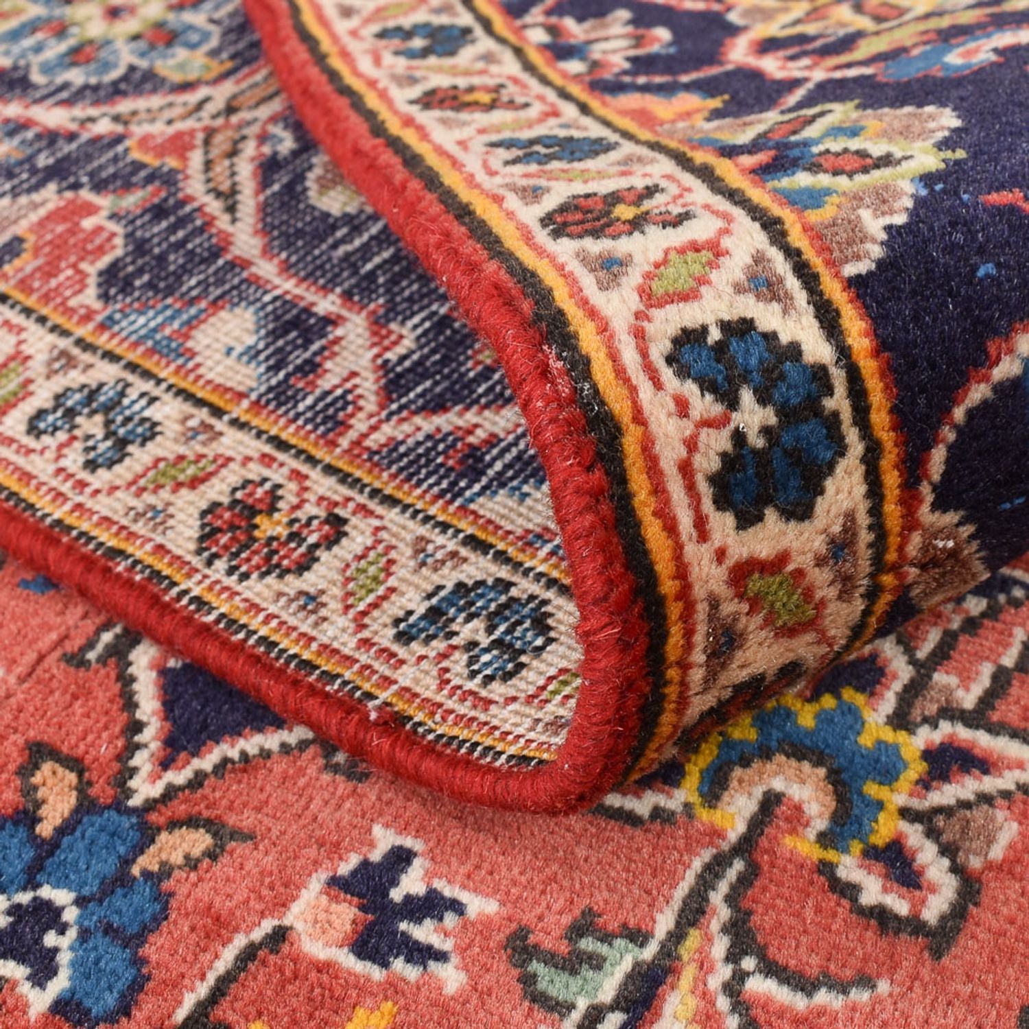 Tappeto Persero - Keshan - 263 x 146 cm - rosso chiaro