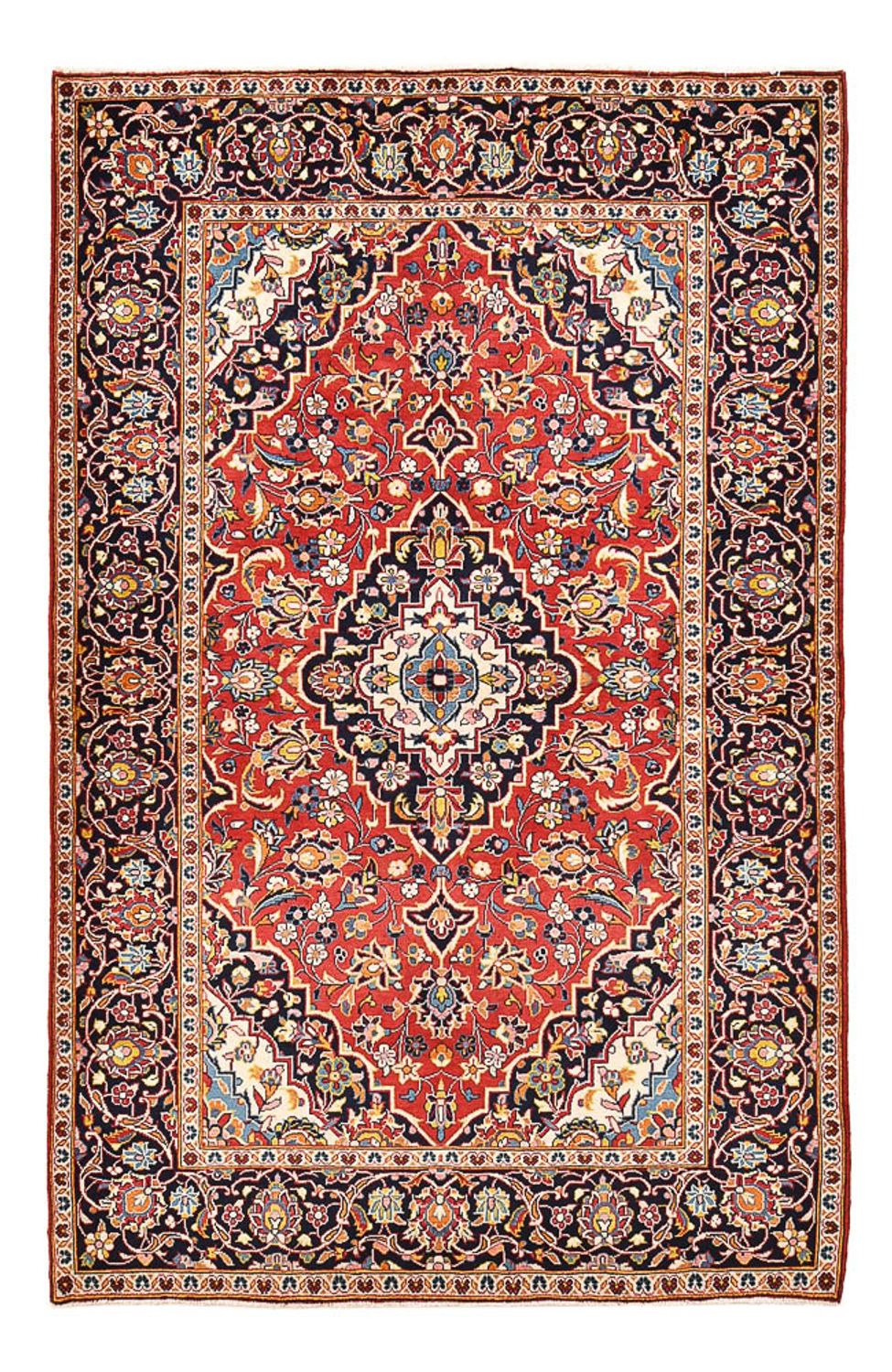 Tappeto Persero - Keshan - 234 x 147 cm - rosso