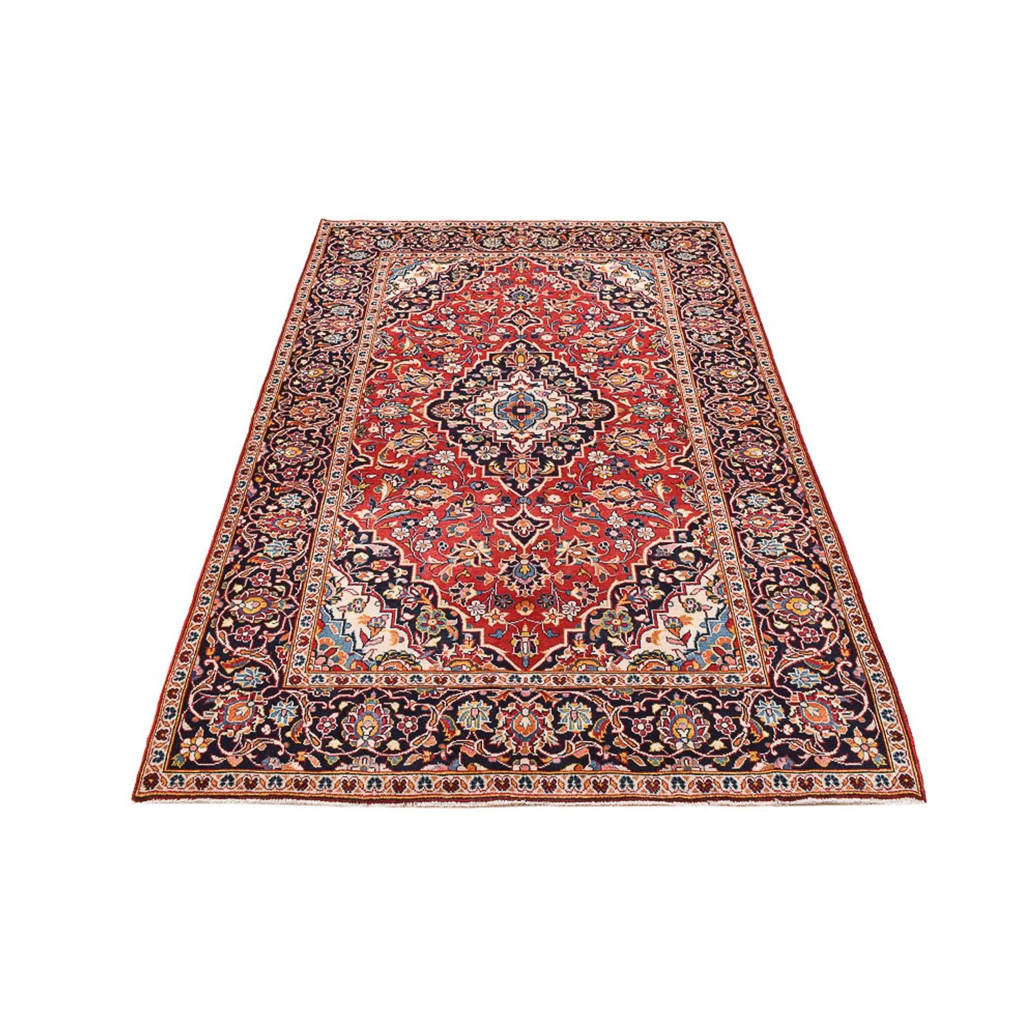 Tappeto Persero - Keshan - 234 x 147 cm - rosso