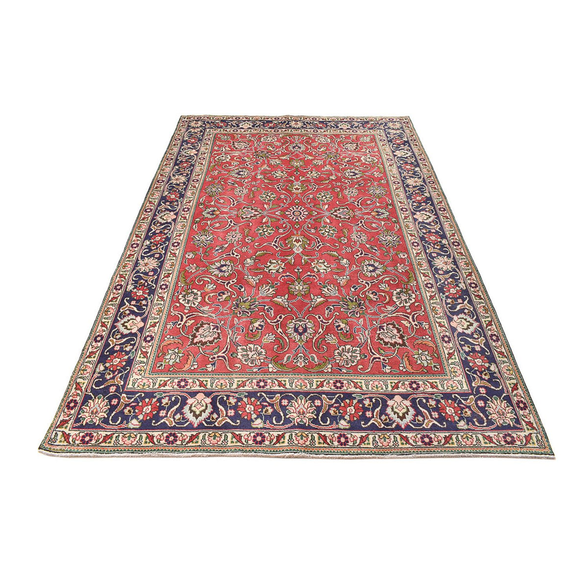 Tappeto Persero - Tabriz - 296 x 193 cm - rosso