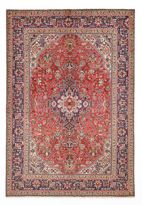 Tappeto Persero - Tabriz - 293 x 203 cm - rosso