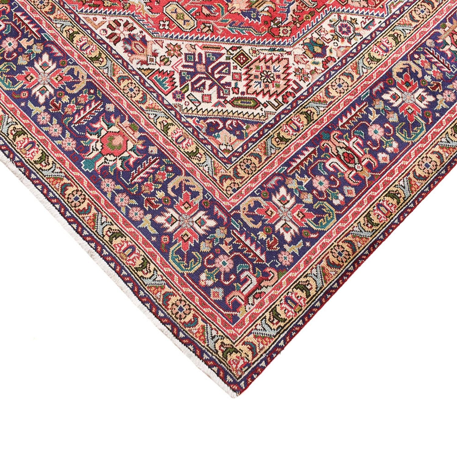 Tappeto Persero - Tabriz - 293 x 203 cm - rosso