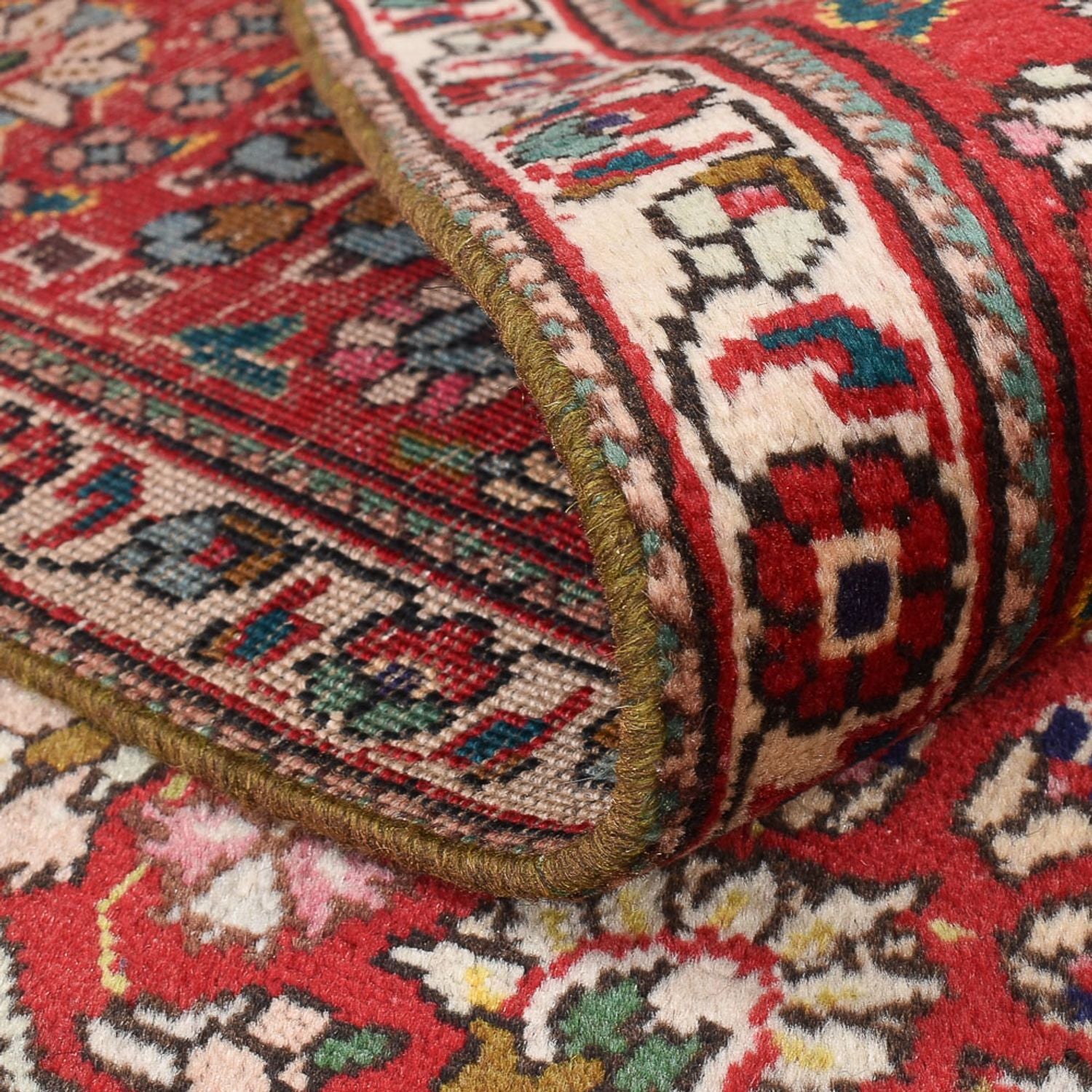 Tappeto Persero - Tabriz - 300 x 202 cm - blu scuro