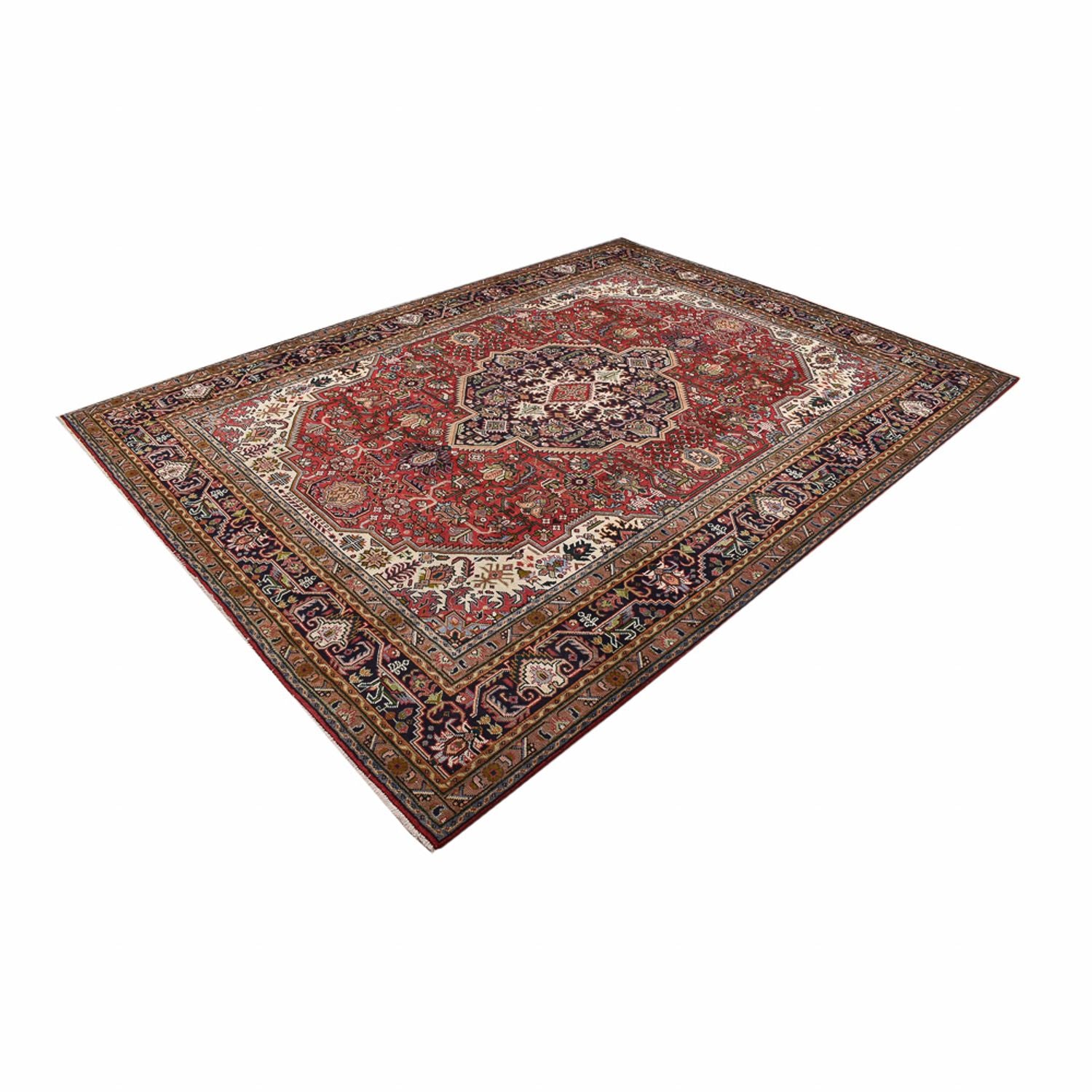 Tappeto Persero - Tabriz - 335 x 252 cm - rosso