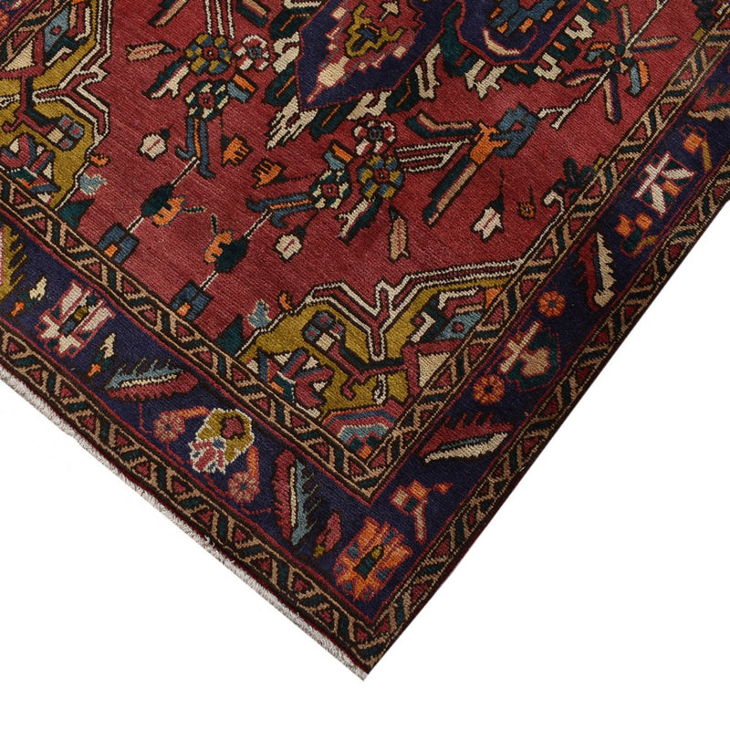 Tappeto corsia Tappeto Persero - Tabriz - 338 x 112 cm - rosso