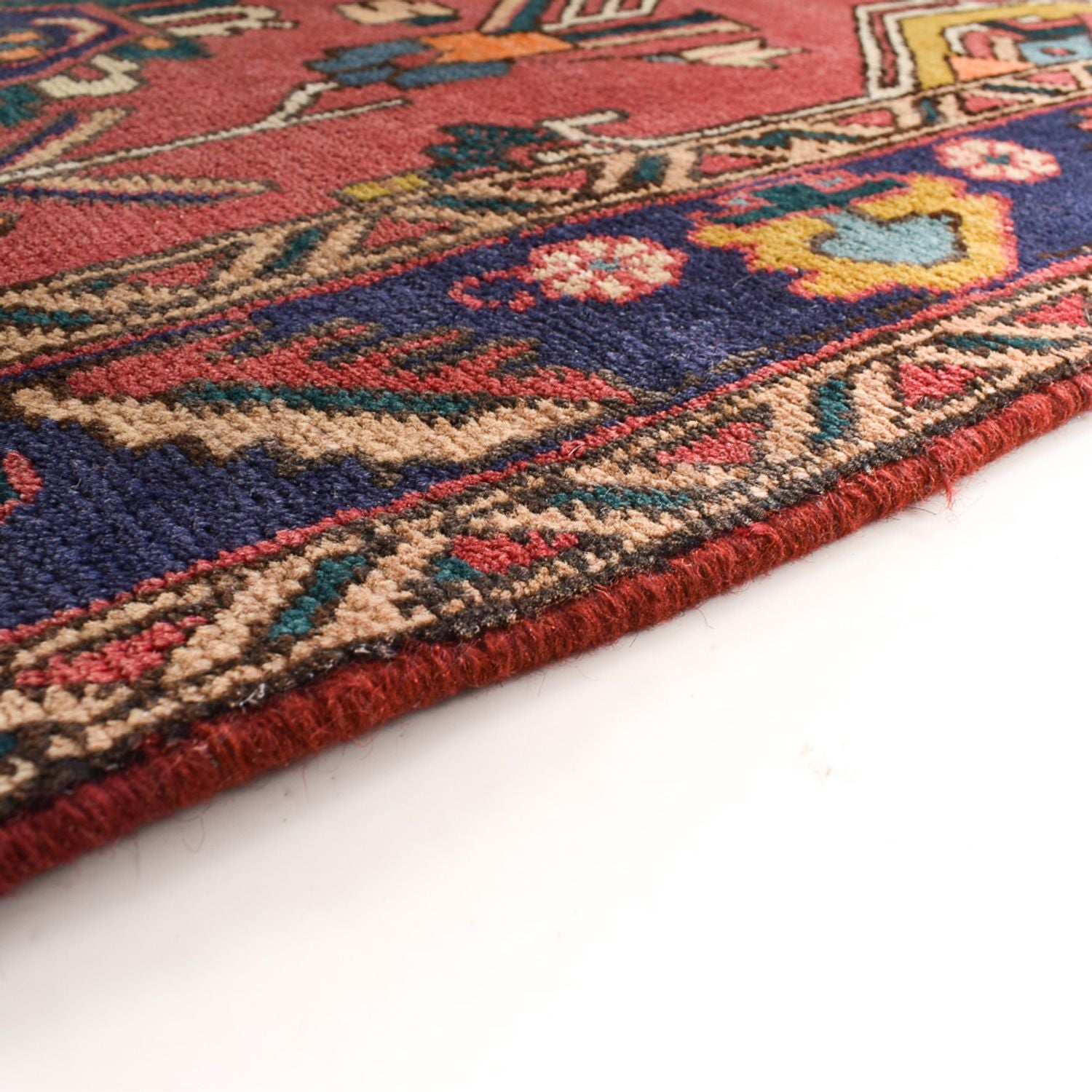 Tappeto corsia Tappeto Persero - Tabriz - 338 x 112 cm - rosso