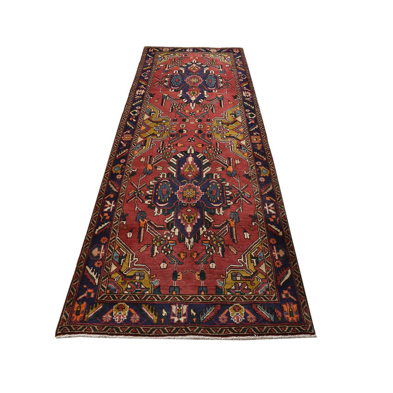 Tappeto corsia Tappeto Persero - Tabriz - 338 x 112 cm - rosso