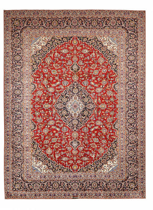Tappeto Persero - Keshan - 395 x 296 cm - rosso