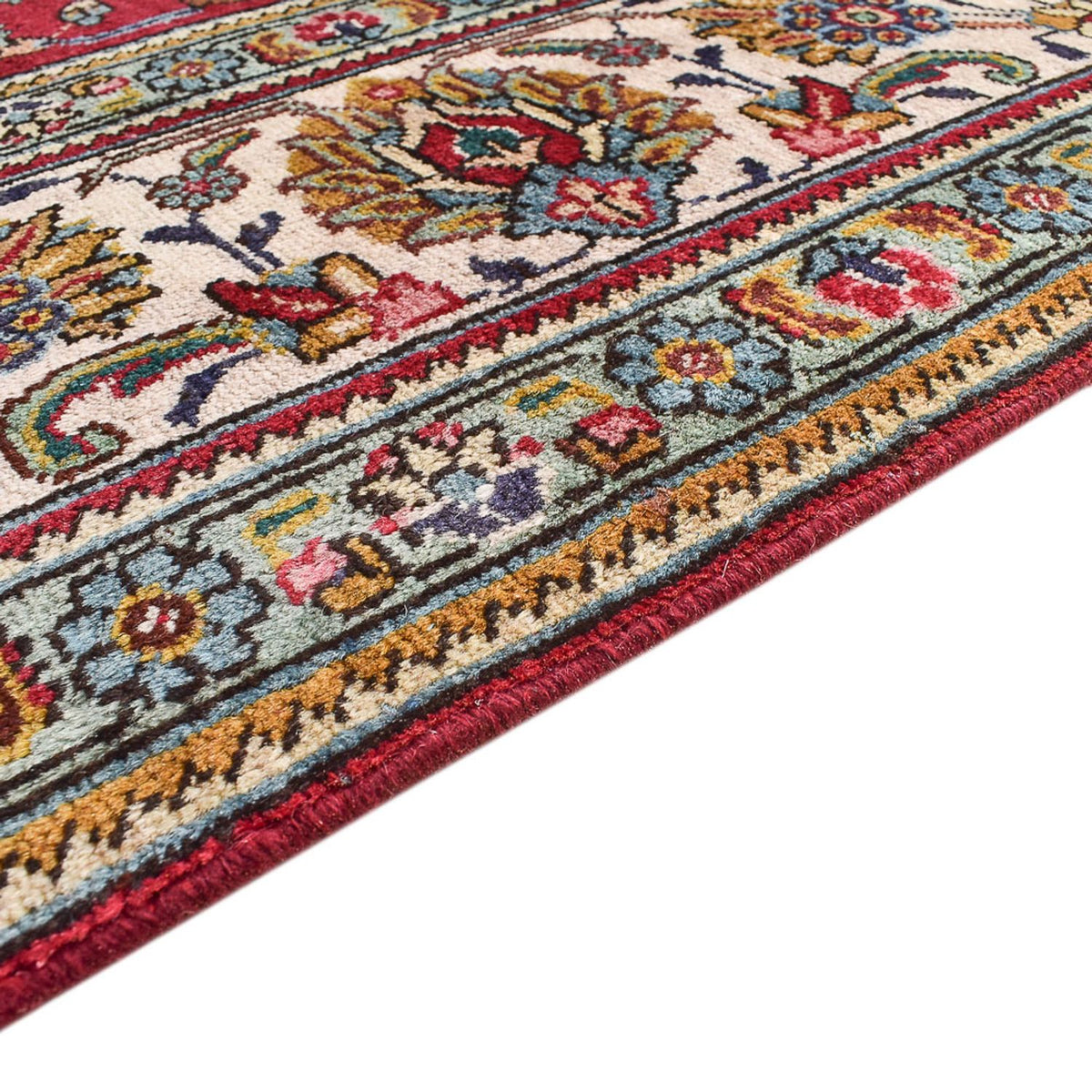 Tappeto Persero - Tabriz - 342 x 240 cm - rosso