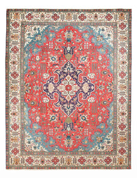 Tappeto Persero - Tabriz - 343 x 255 cm - rosso