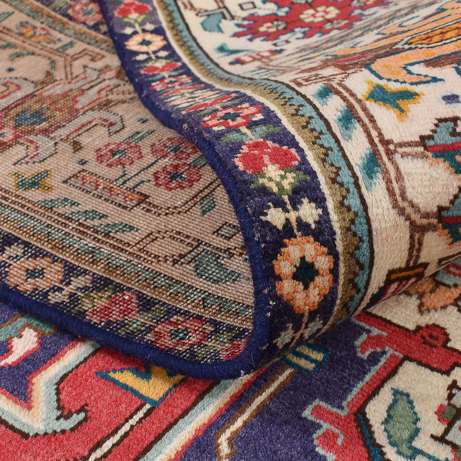 Tappeto Persero - Tabriz - 343 x 255 cm - rosso