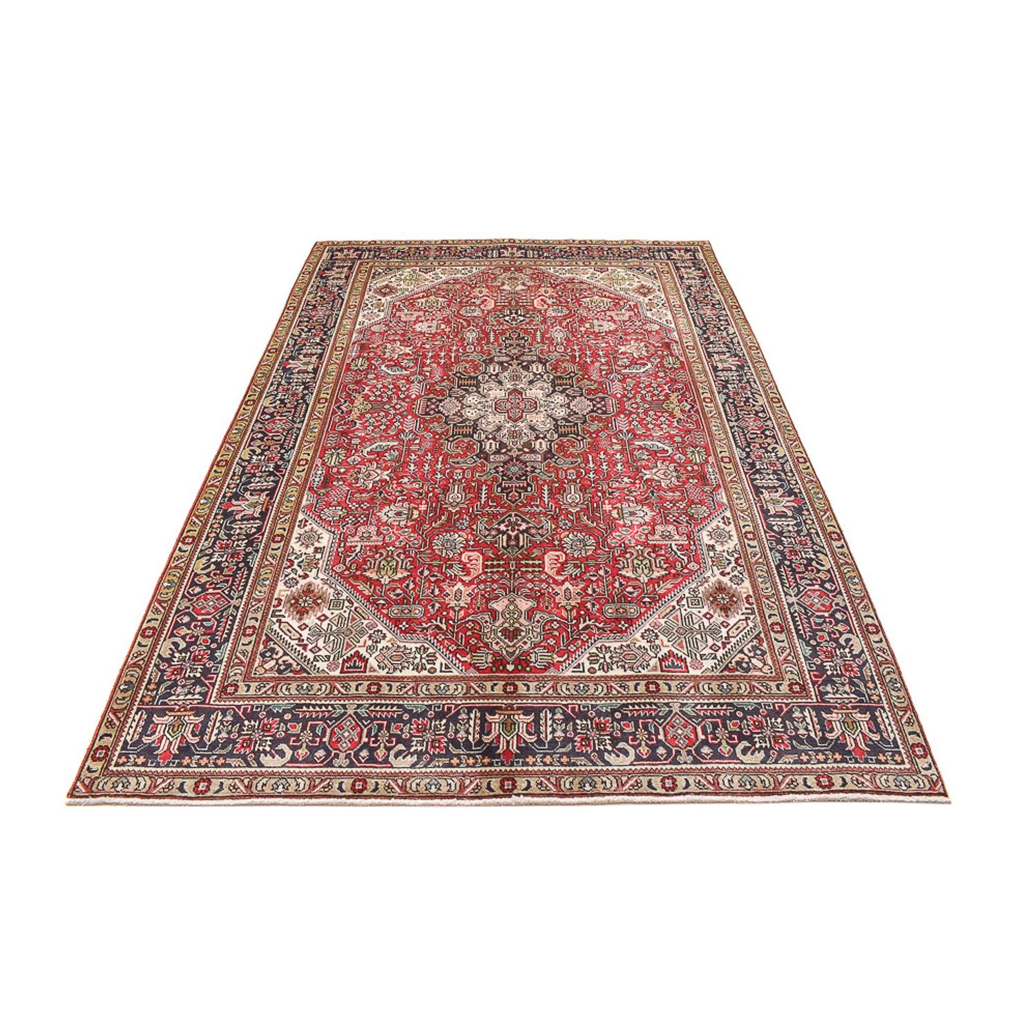 Tappeto Persero - Tabriz - 290 x 196 cm - rosso