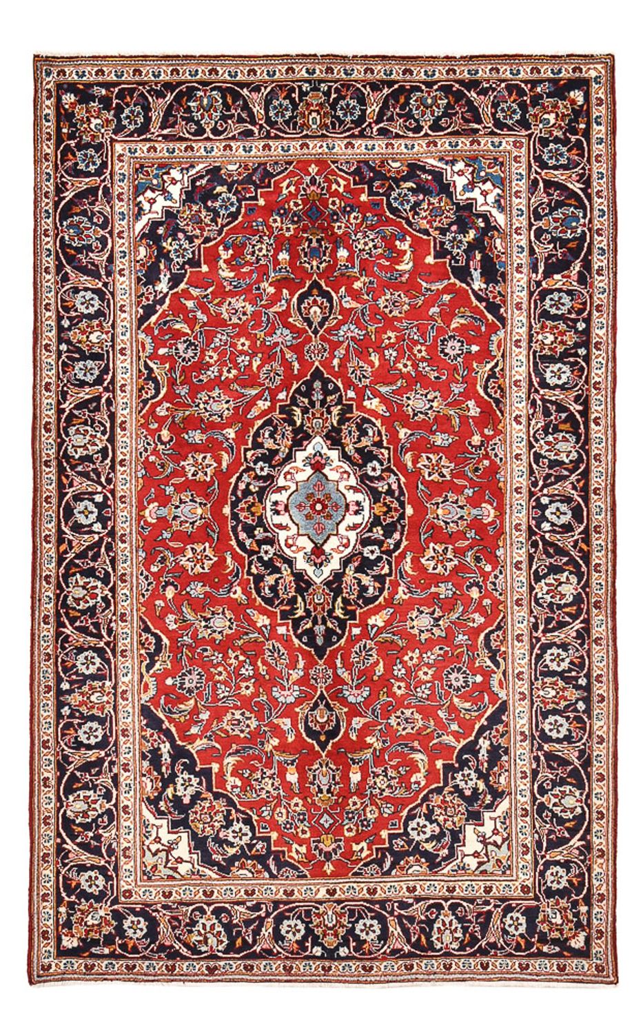 Tappeto Persero - Keshan - 235 x 148 cm - rosso