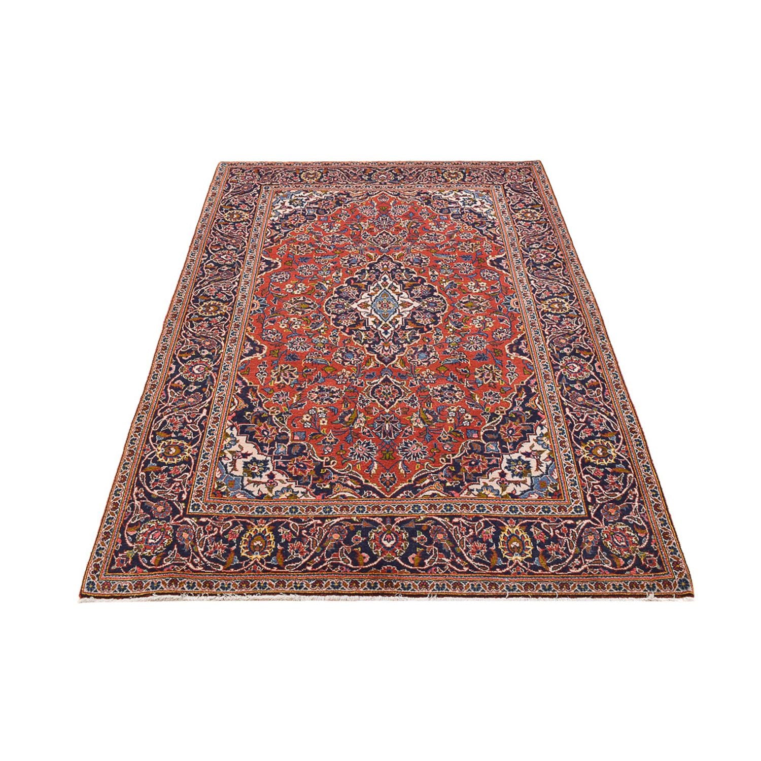 Tappeto Persero - Keshan - 210 x 140 cm - rosso chiaro