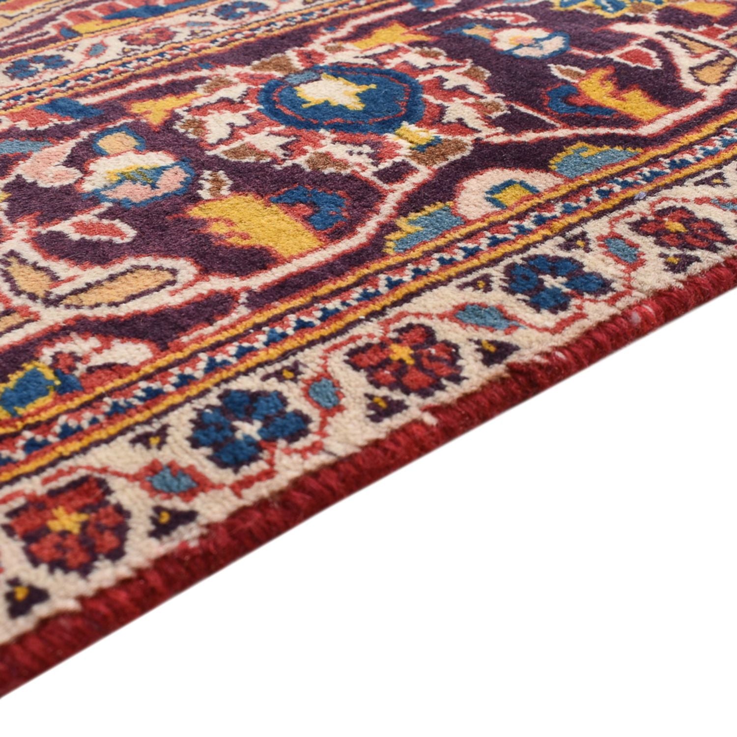 Tappeto Persero - Keshan - 220 x 136 cm - rosso chiaro