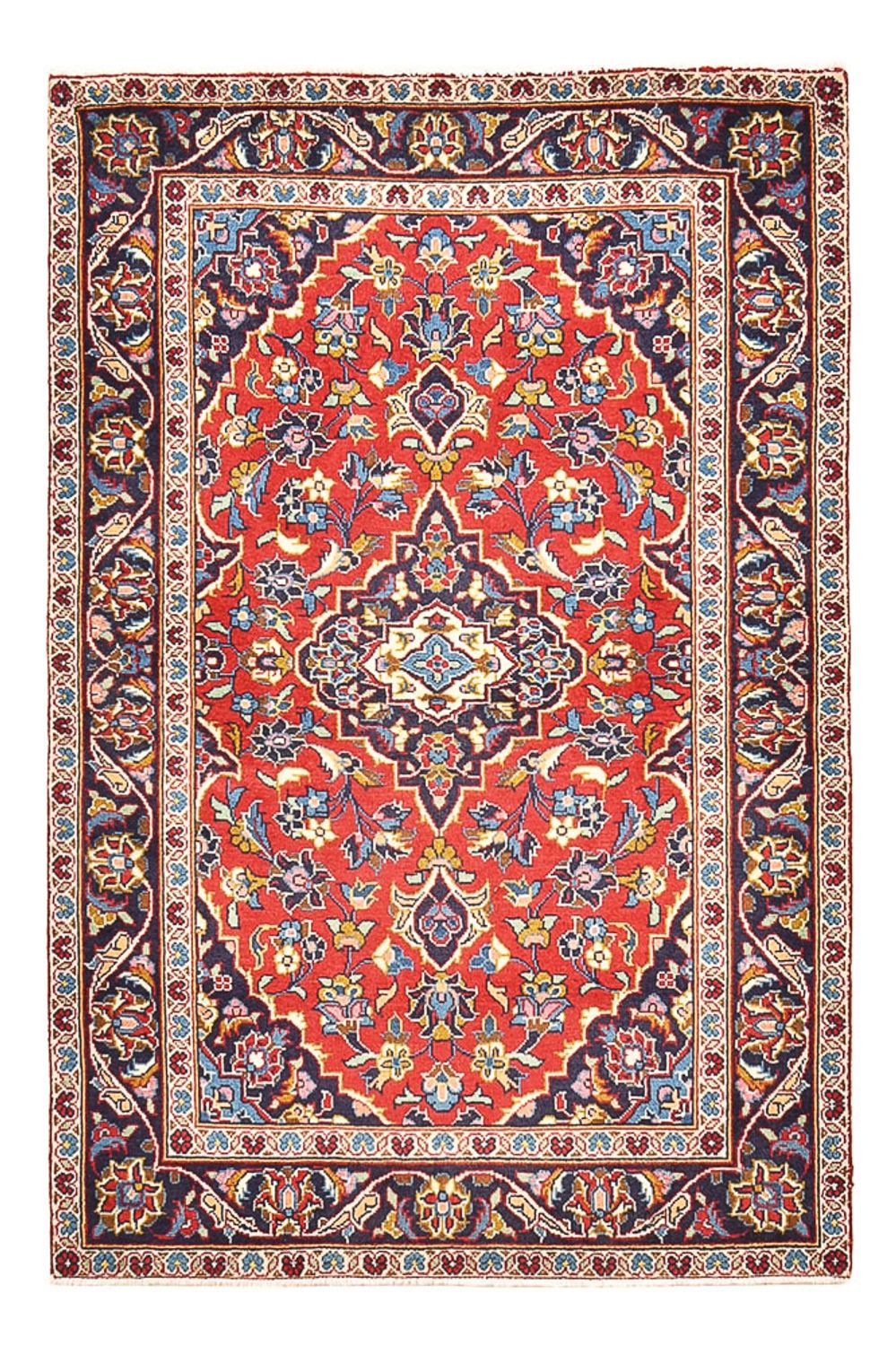 Tappeto Persero - Keshan - 147 x 97 cm - rosso