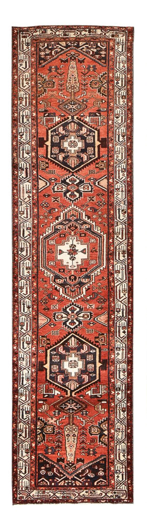 Tappeto corsia Tappeto Persero - Bidjar - 406 x 100 cm - terracotta