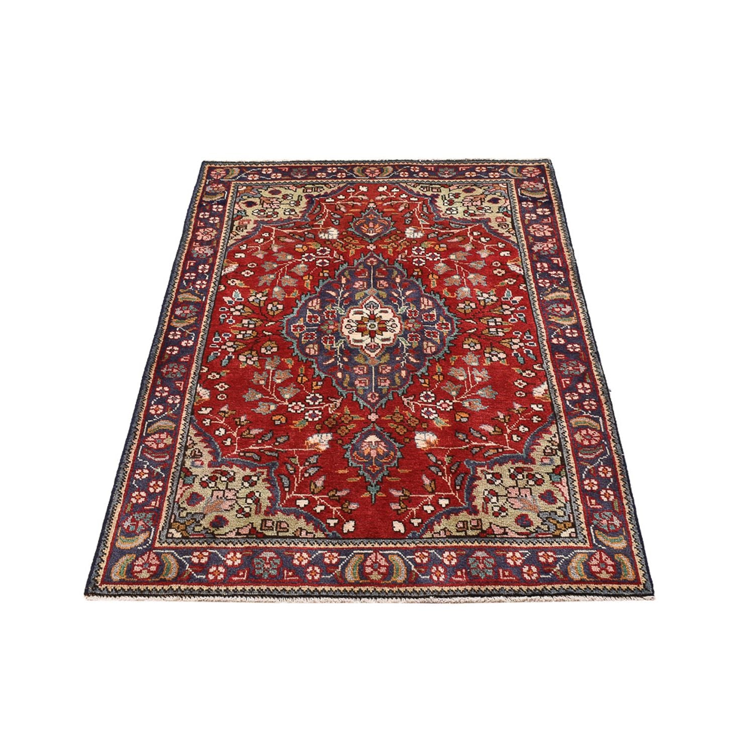 Tappeto Persero - Tabriz - 145 x 100 cm - rosso
