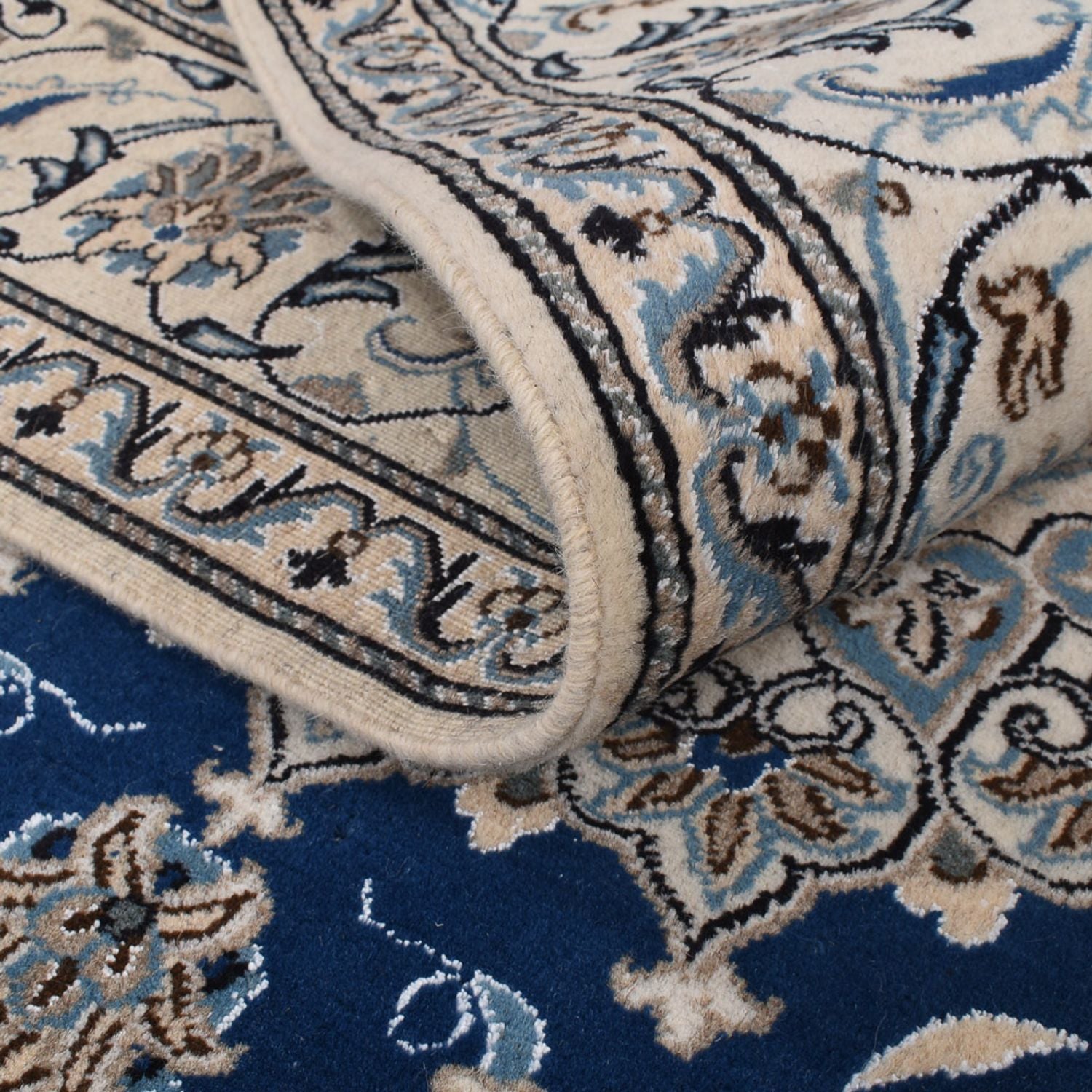 Tappeto Persero - Nain - 300 x 197 cm - blu
