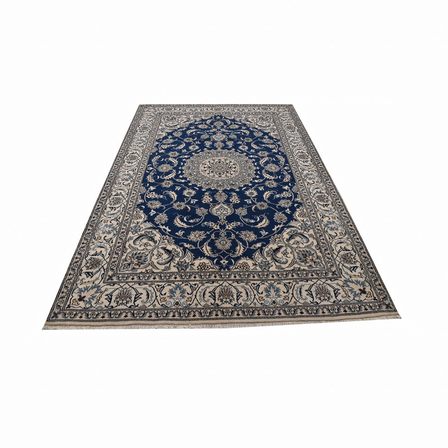 Tappeto Persero - Nain - 300 x 197 cm - blu