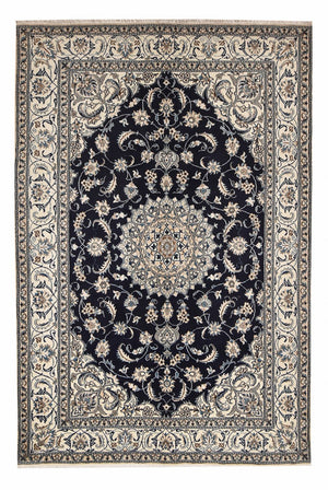 Tappeto Persero - Nain - 291 x 195 cm - blu scuro