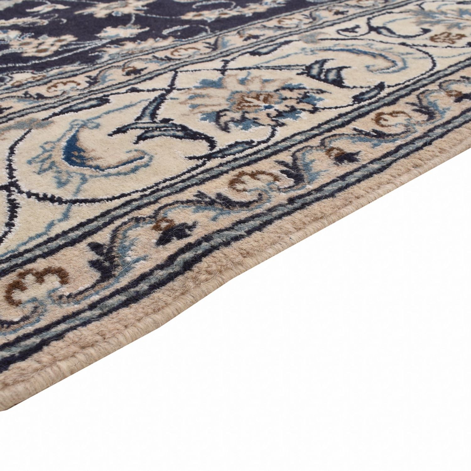 Tappeto Persero - Nain - 291 x 195 cm - blu scuro
