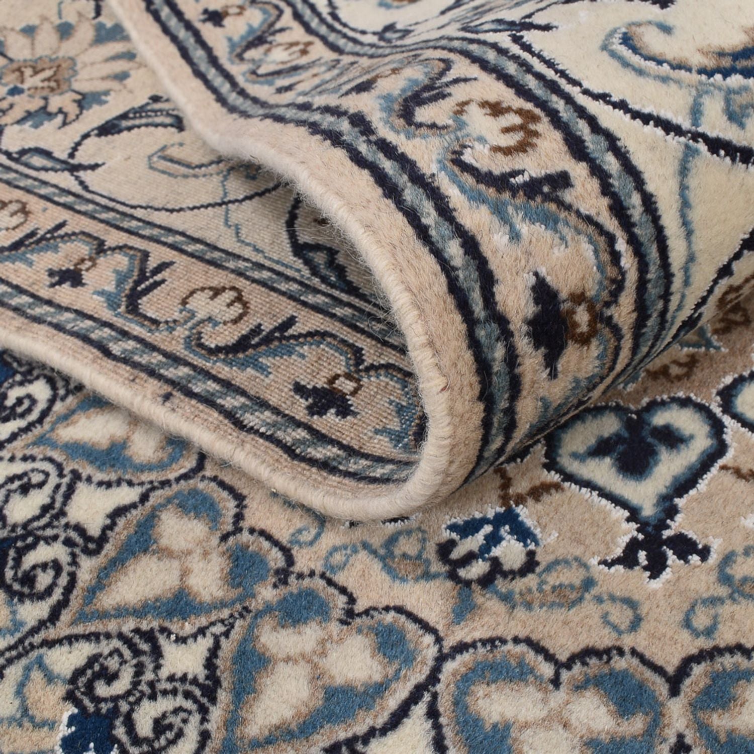 Tappeto Persero - Nain - 291 x 195 cm - blu scuro