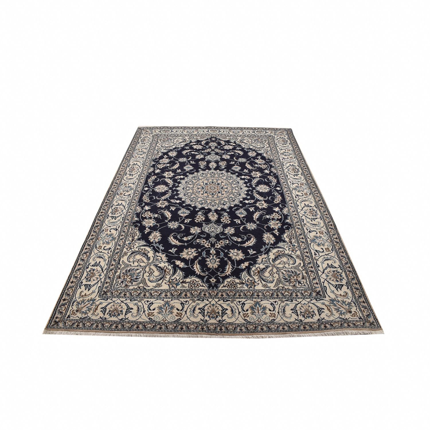 Tappeto Persero - Nain - 291 x 195 cm - blu scuro