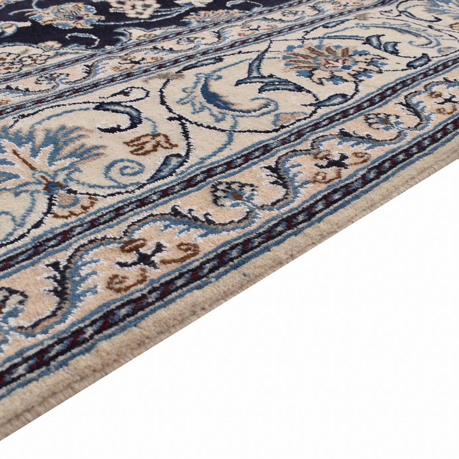 Tappeto Persero - Nain - 295 x 200 cm - blu scuro