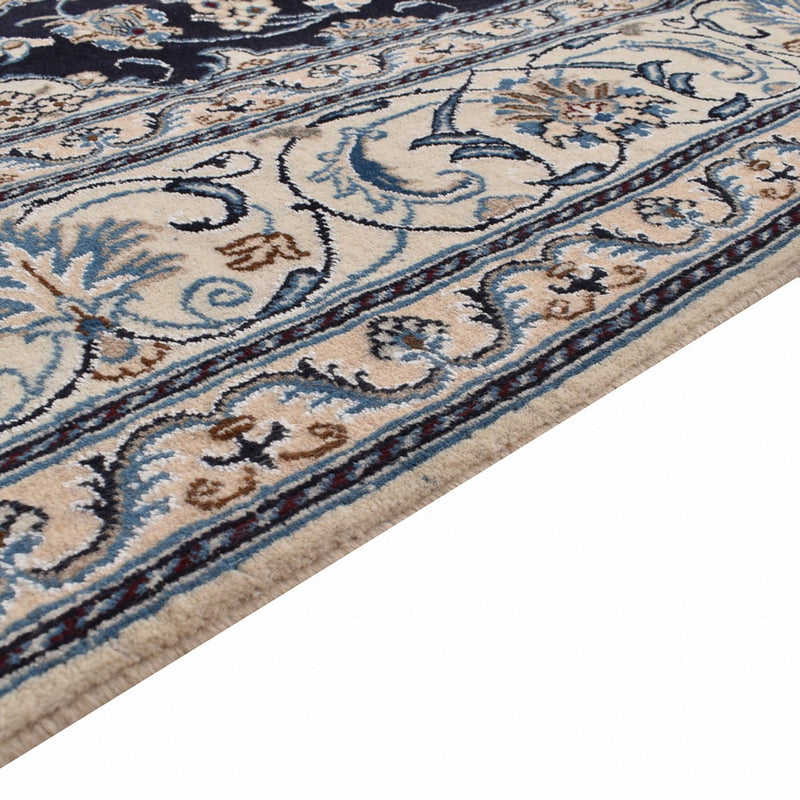 Tappeto Persero - Nain - 295 x 200 cm - blu scuro