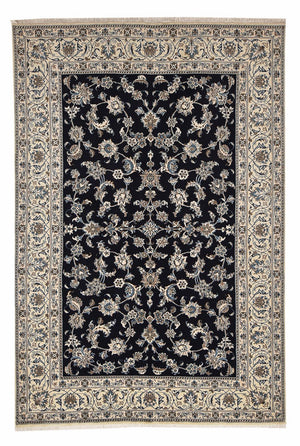 Tappeto Persero - Nain - 290 x 193 cm - blu scuro