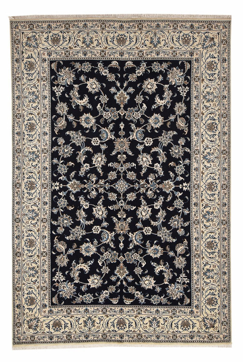 Tappeto Persero - Nain - 290 x 193 cm - blu scuro