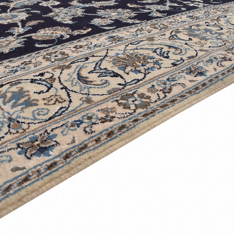 Tappeto Persero - Nain - 290 x 193 cm - blu scuro
