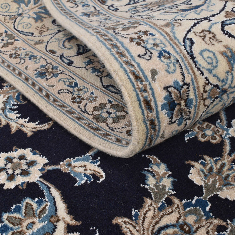 Tappeto Persero - Nain - 290 x 193 cm - blu scuro