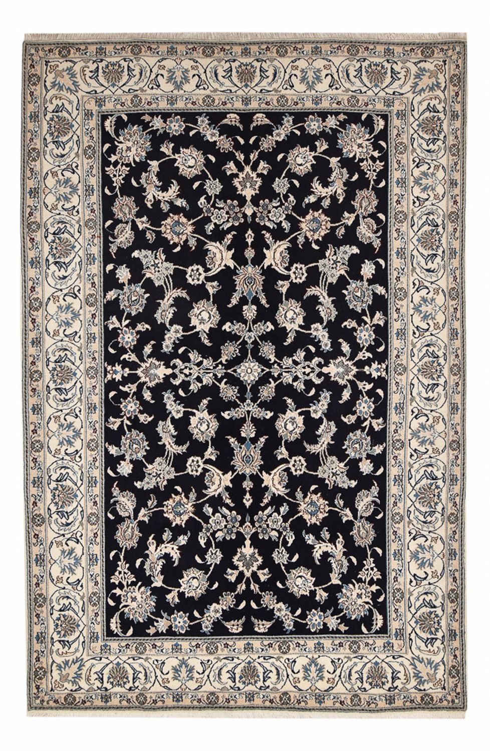 Tappeto Persero - Nain - 310 x 198 cm - blu scuro