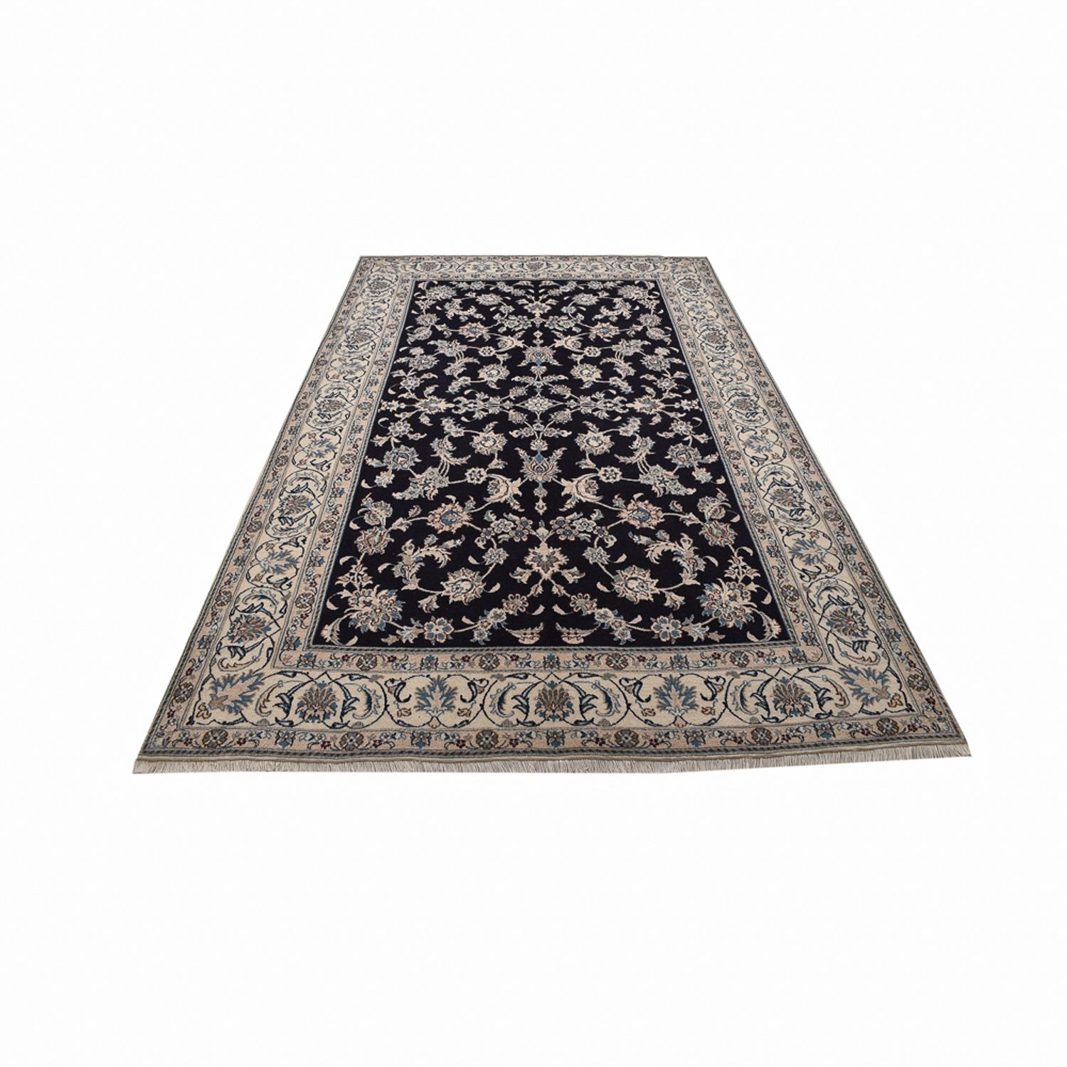 Tappeto Persero - Nain - 310 x 198 cm - blu scuro
