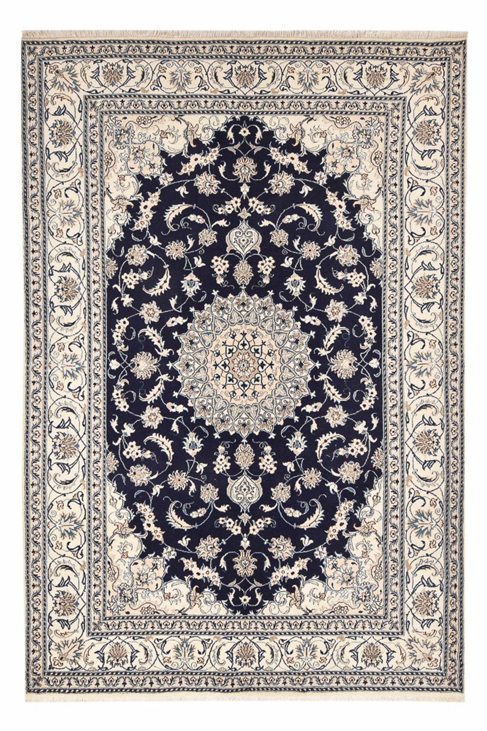 Tappeto Persero - Nain - 295 x 195 cm - blu scuro