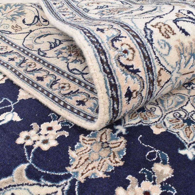 Tappeto Persero - Nain - 295 x 195 cm - blu scuro